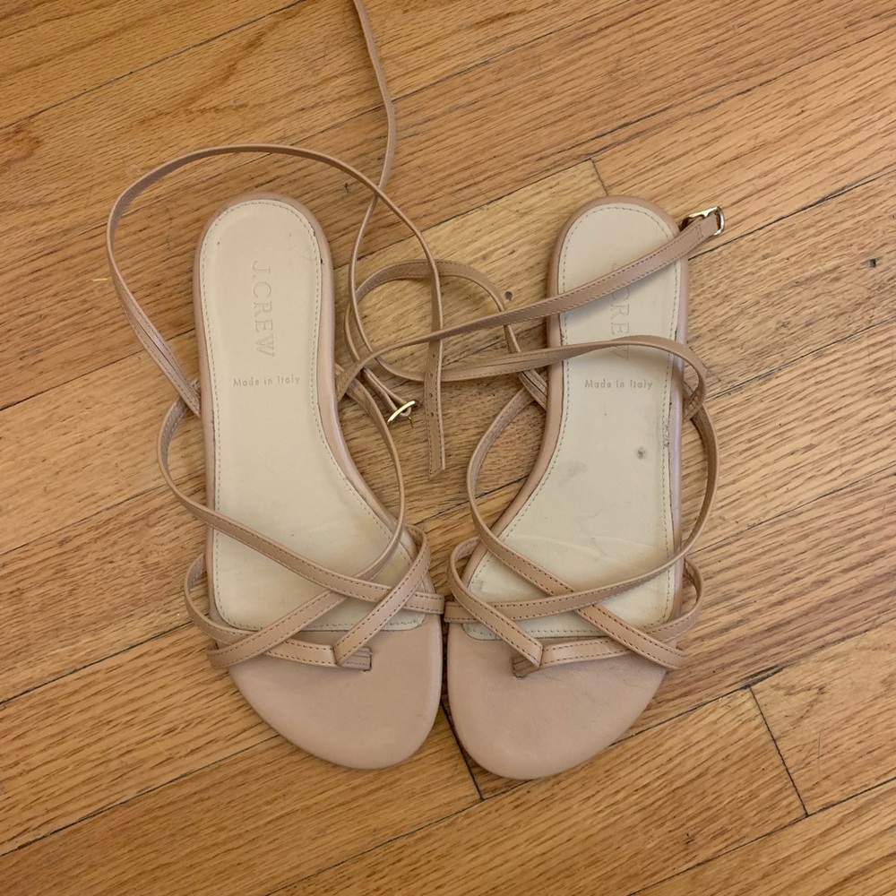 J.Crew Pilar Sandal in Tan Size 7